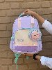 کوله پشتی  با کیف آویز عروسکی SUN EIGHT کد90279