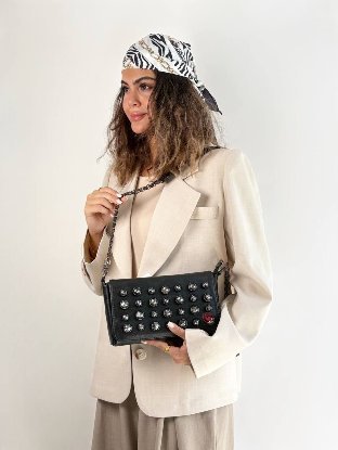 تصویری از کیف دوشی لوکس دنیز جنوا کد 0057