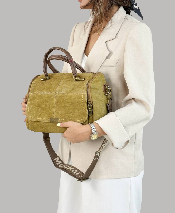 تصویری از کیف دوشی کتان موجیتو کد 0037