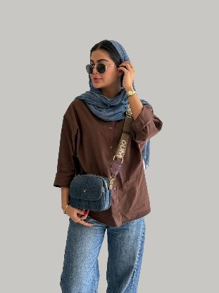 تصویری از کیف دوشی جین ولنتینو موجیتو کد 0010-M