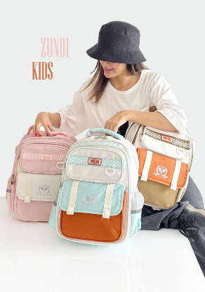 تصویری از کوله پشتی دبستان ZUNDI KIDS طرح تنیس کد1227