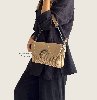 کیف دوشی  سنتوزا خامه دوزی گندمی کد 957