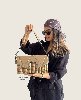 کیف دوشی  سنتوزا خامه دوزی گندمی کد 957
