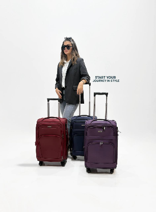 تصویری از چمدان تک سایز برزنتی هرموسا کابینی