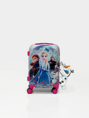 تصویری از چمدان کودک طرح السا و آنا و کریستوف سایز بزرگ