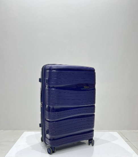 چمدان زده دار کزنگس سایز بزرگ سرمه ای