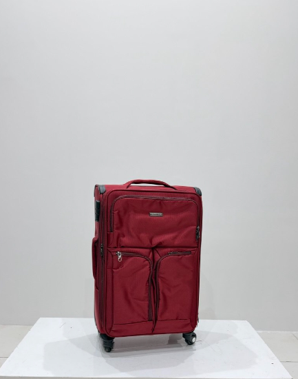 چمدان زده دار تراول استار سایز بزرگ زرشکی