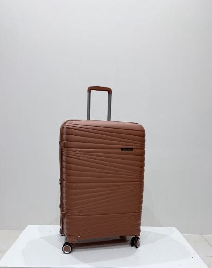 چمدان زده دار سوفیا سایز بزرگ بژ