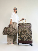 چمدان سایز کوچک  طرح پلنگی