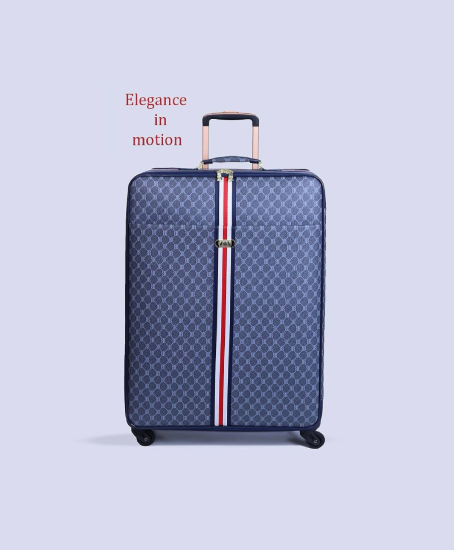 چمدان سایز کوچک طرح گوچی سرمه ای