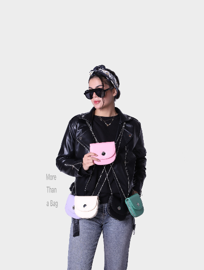 کیف پول دوشی پرفکت با بند بلند زنجیری کد 3413-006