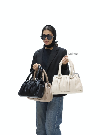 کیف دوشی زنانه چرم حاصل کد 1239-1