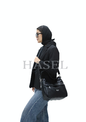 تصویری از کیف دوشی زنانه چرم حاصل کد 1442-1