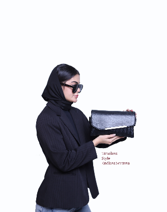 تصویری از کیف دوشی چرم زنانه سنتوزا طرح میو با یراق ساده کد985