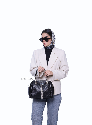 تصویری از کیف دوشی چرم زنانه سنتوزا  کد 976-S2