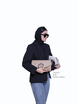 تصویری از کیف دوشی زنانه چرم سنتوزا با خامه دوزی کبریتی کد 957-S2