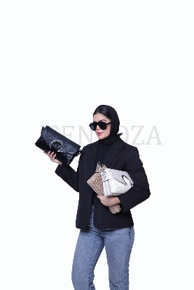 تصویری از کیف دوشی زنانه چرم سنتوزا با خامه دوزی ماری کد 957-S2