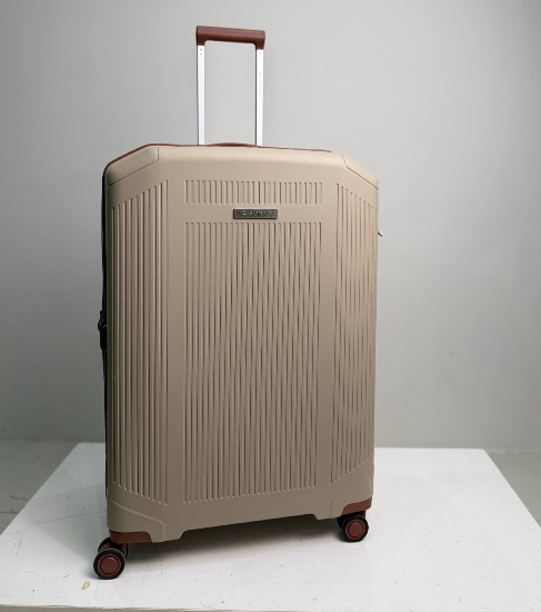 چمدان زده دار میلان سایز بزرگ بژ