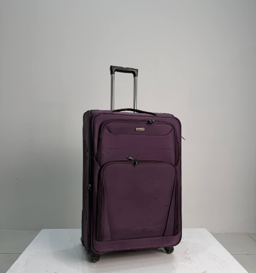 چمدان زده دار برزنتی هرموسا سایز بزرگ بنفش