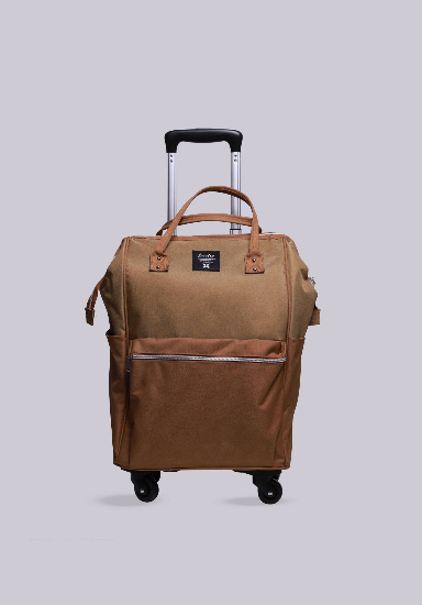 ساک چرخ دار شکلاتی تک