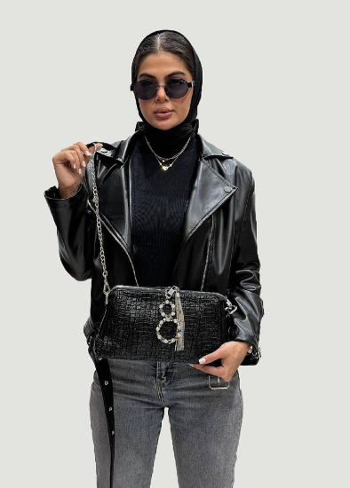 کیف دوشی سنتوزا خامه دوزی کد988-g