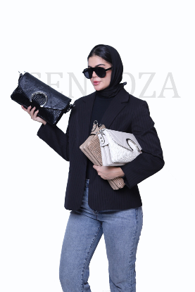 تصویری از کیف دوشی زنانه چرم سنتوزا با خامه دوزی ماری کد 957-S2