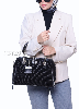 کیف دوشی چرم زنانه سنتوزا با خامه دوزی گندمی کج راه کد 0104-S2