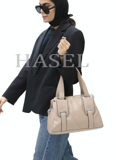کیف دوشی زنانه چرم حاصل کد 1232-1