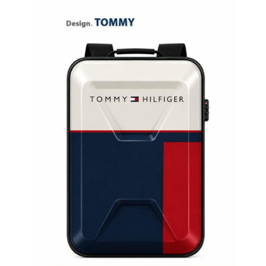 کوله پشتی فانتزی هارد کیس سفری MARINOX MARVEL طرح تامی Tommy Hilfiger کد 1070