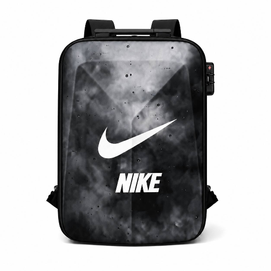 کوله پشتی فانتزی هارد کیس سفری MARINOX MARVEL طرح نایک مشکی Black Nike کد 1090
