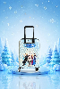 چمدان کودک MARINOX MARVEL کد 9590 طرح فروزن Frozen