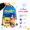 کوله پشتی مدرسه ای هارد کیس MARINOX MARVEL طرح باب اسفنجی SPANGE BOBکد1050
