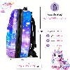 کوله پشتی مدرسه ای هارد کیس MARINOX MARVEL طرح یونیکورن  UNICORN کد 1050
